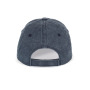 Agewassen uniseks cap Washed Navy Blue One Size