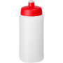Baseline® Plus 500 ml drinkfles met sportdeksel - Transparant/Rood