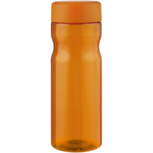 H2O Active® Eco Base 650 ml screw cap water bottle - Orange/Orange