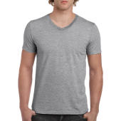 Gildan Mens Softstyle® V-Neck T-Shirt - Sport Grey - S