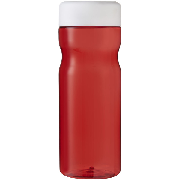 H2O Active® Eco Base 650 ml screw cap water bottle - Red/White