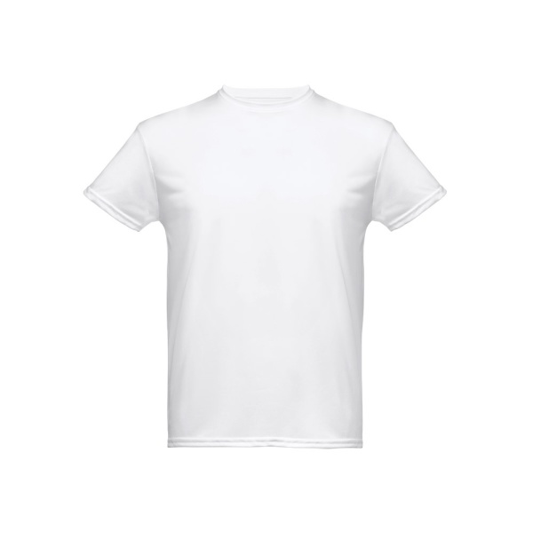 THC NICOSIA WH. Technisch T-shirt voor mannen. Witte kleur