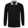 Polosweater Contrast Outlet 301006 Black-Grey XS