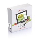 Chef tablet standaard met touchpen, zwart