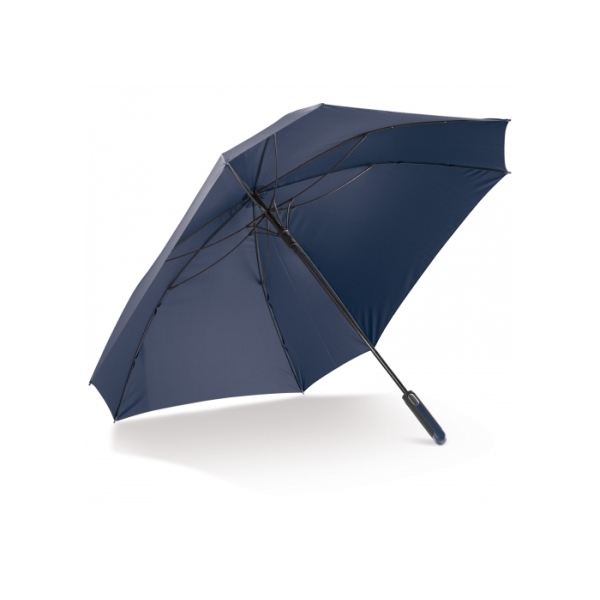 Deluxe 27” vierkante paraplu auto open - Donkerblauw
