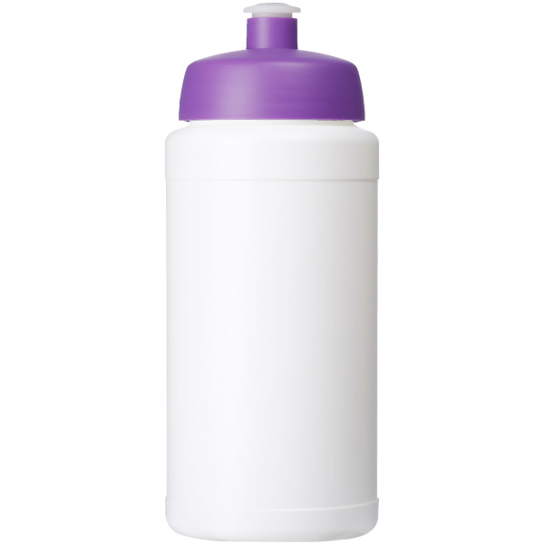 Baseline® Plus 500 ml bottle with sports lid - White/Purple