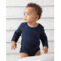 Baby long Sleeve Bodysuit - Dusty Blue - 0-3