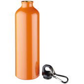 Oregon-vattenflaska i aluminium med karbinhake, 770 ml - Orange