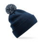 Recycled Snowstar® Beanie - French Navy/Light Grey - One Size