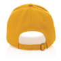 Impact AWARE™ 5 panel 280gr recycled katoenen cap, geel