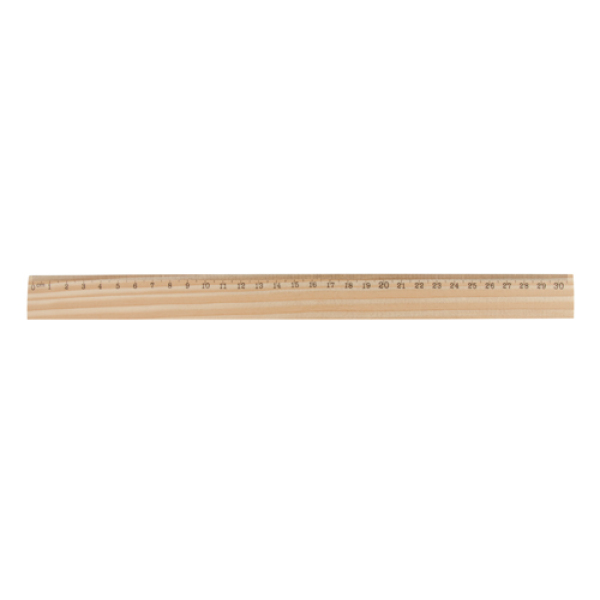 ThreeO liniaal grenen hout 30 cm