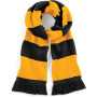 Gestreepte sjaal Stadium Black / Gold One Size