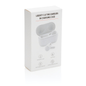 Liberty 2.0 TWS earbuds in oplaadcase, wit