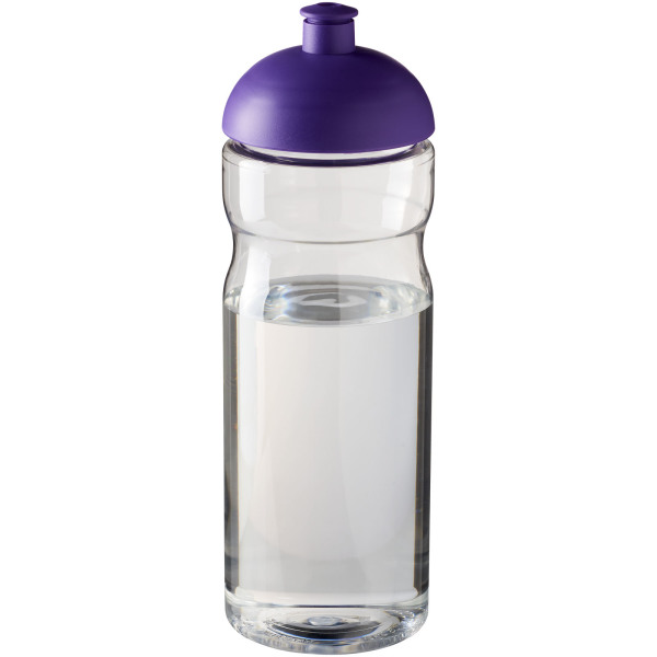 H2O Active® Base 650 ml dome lid sport bottle - Transparent/Purple