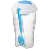 Shakey saladeset met vork en dressing bakje Shakey saladeset met vork en dressing bakje