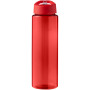 H2O Active® Eco Vibe 850 ml drinkfles met tuitdeksel - Rood/Rood