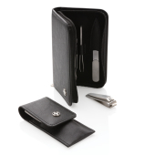 Swiss Peak 5-delige manicure set, zwart