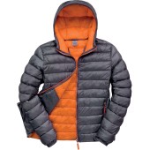 Mens Snow Bird Hooded Jacket Grey / Orange S