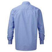 Poplin Shirt LS - Corporate Blue - XL