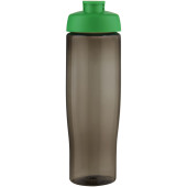 H2O Active® Eco Tempo 700 ml drikkeflaske med fliplåg - Grøn/Trækul