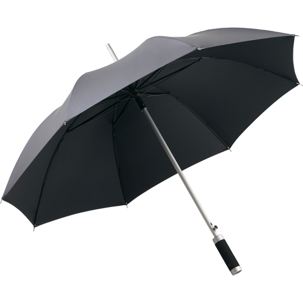 AC alu regular umbrella Windmatic grey-metallic/black