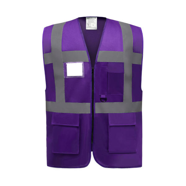 Fluo Executive Waistcoat - Purple - M