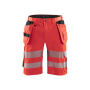 High Vis short met stretch en gereedschapszakken High Vis short met stretch en gereedschapszakken