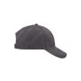 MB6118 Brushed 6 Panel Cap - carbon - one size