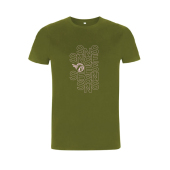 T-shirt ESNS - logo high - Khaki Green - Unisex - S