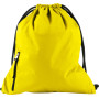 Pongee (190T) drawstring backpack Elise yellow