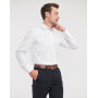 Men's LS Herringbone Shirt - White - S