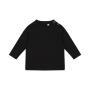 Baby/Toddler Long Sleeve T-Shirt, Black, 6-12, Larkwood