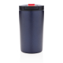 Dubbelwandige vacuüm lekvrije beker met lock 300ml, blauw, blauw
