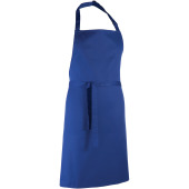 Colours Bib Apron Royal Blue One Size