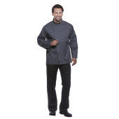 Chef Jacket Lars Long Sleeve - Anthracite - 46 (S)