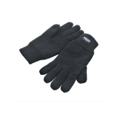 Fully Lined Thinsulate Gloves - Charcoal - 2XL