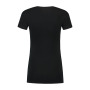 L&S T-shirt Crewneck cot/elast SS for her black XXL