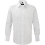 Men's Long Sleeve Easy Care Fitted Shirt White XL