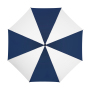 IMPLIVA - Golfparaplu - Handopening - Windproof -  125 cm - Blauw/wit