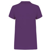 Ladies’ short-sleeved piqué polo shirt Purple L