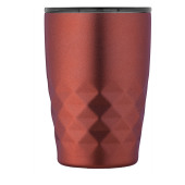 Geo 350 ml koper vacuüm geïsoleerde beker - Rood