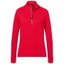 Ladies' Sports  Shirt Halfzip red XXL