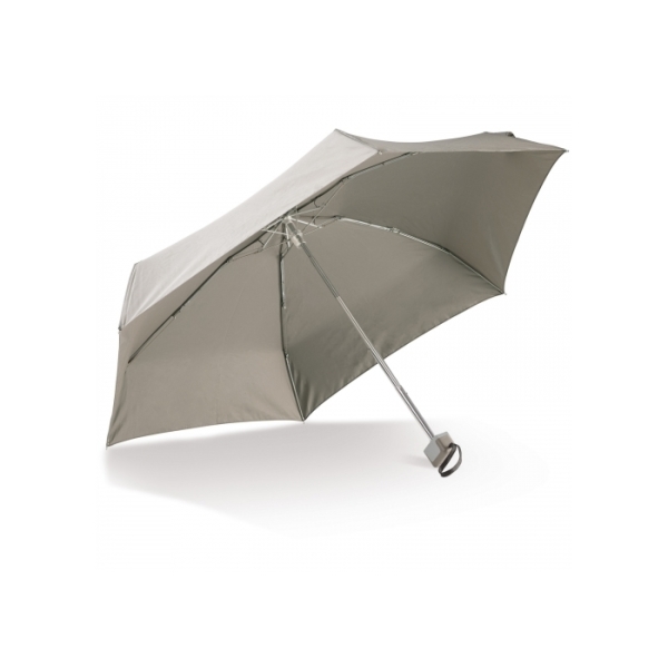 Uiterst lichte opvouwbare 21” paraplu met hoes - Taupe