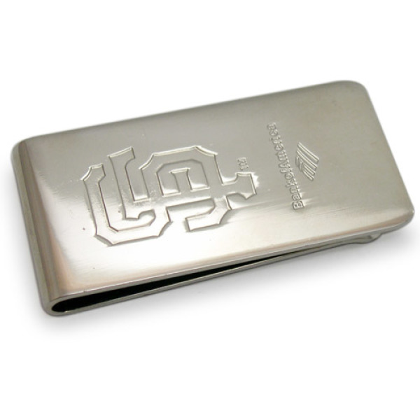 Classical Money Clip with Logo Embossed
