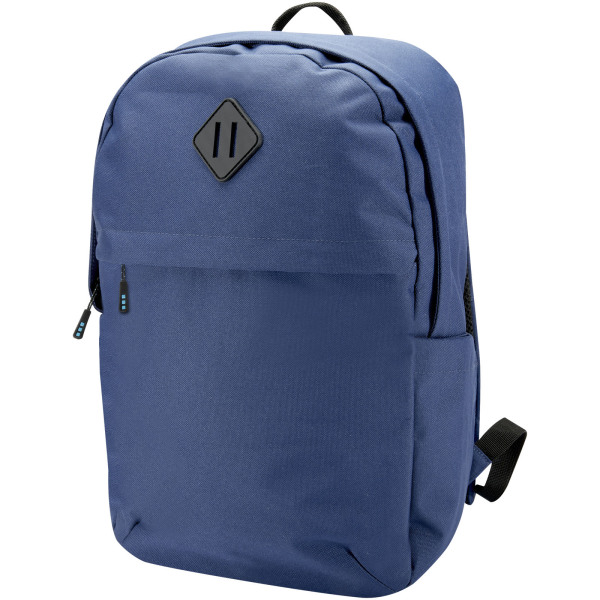 Repreve® Ocean Commuter 15" GRS RPET laptop backpack 19L - Navy