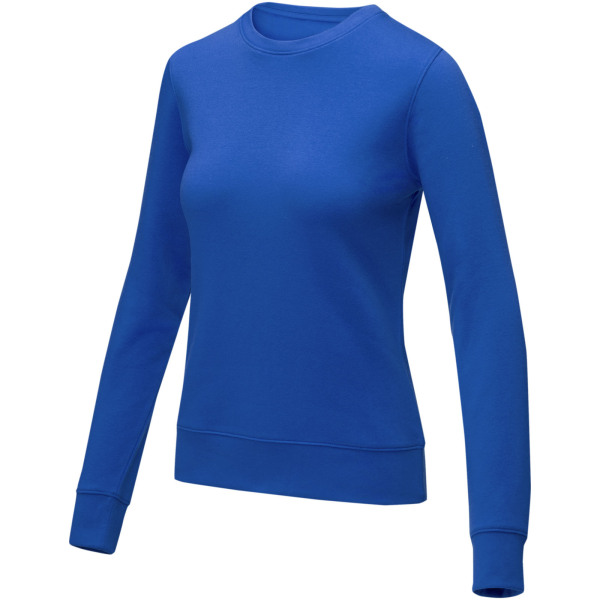 Zenon women’s crewneck sweater - Blue - XXL