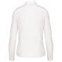 Damespilootoverhemd lange mouwen White XL
