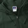 RUS Ladies Authentic Zip Hood Jacket, Bottle Green, XL
