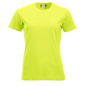Clique New Classic-T Ladies signaalgroen xs