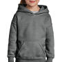 Heavy Blend Youth Hooded Sweat - Graphite Heather - M (140/152)